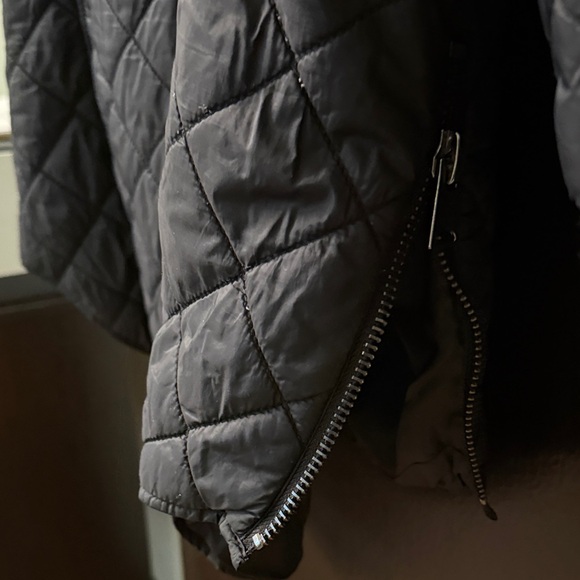 Vero Moda Black Quilted Women's long Puffer Coat - Picture 7 of 7